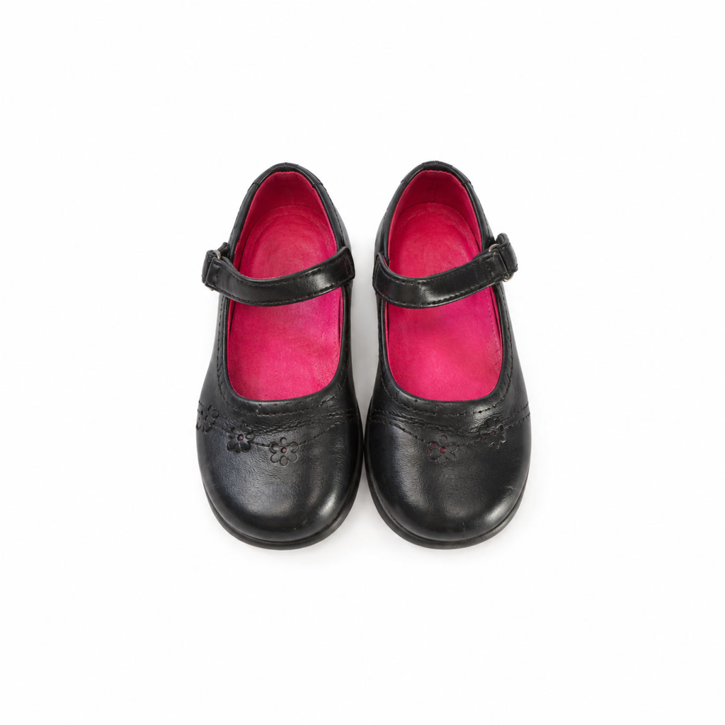 Zapato escolar para niña con correa fina