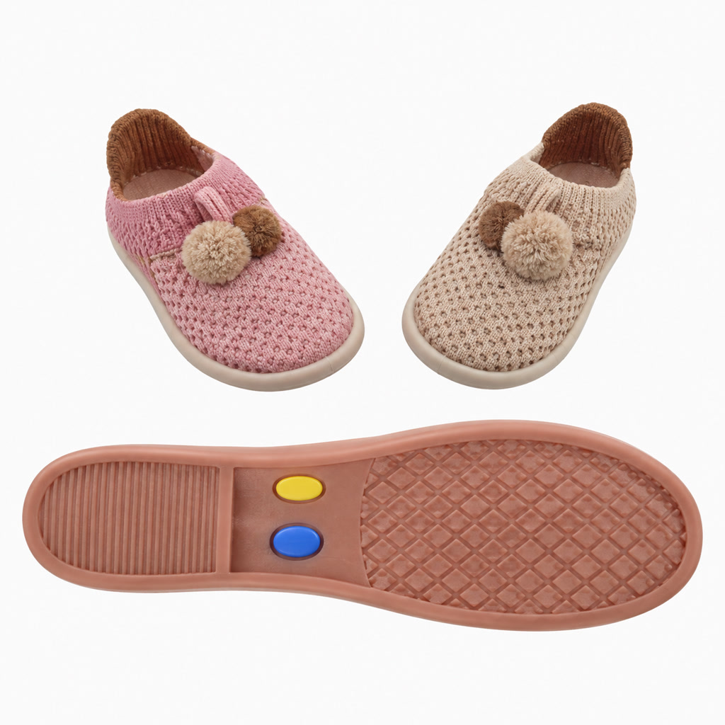 Zapato de charol para niña con flor lateral y punta redonda
