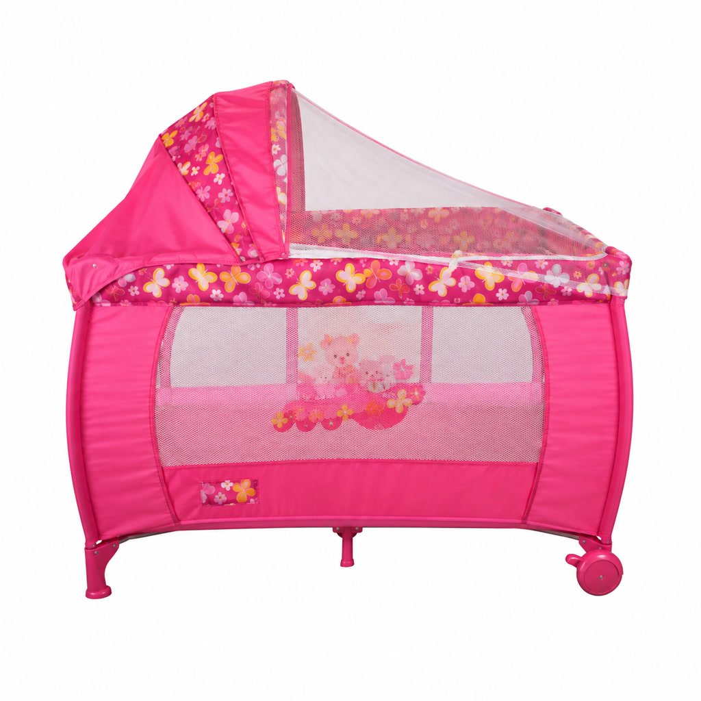 [BN86] Corral WonderBaby rosado con animalitos