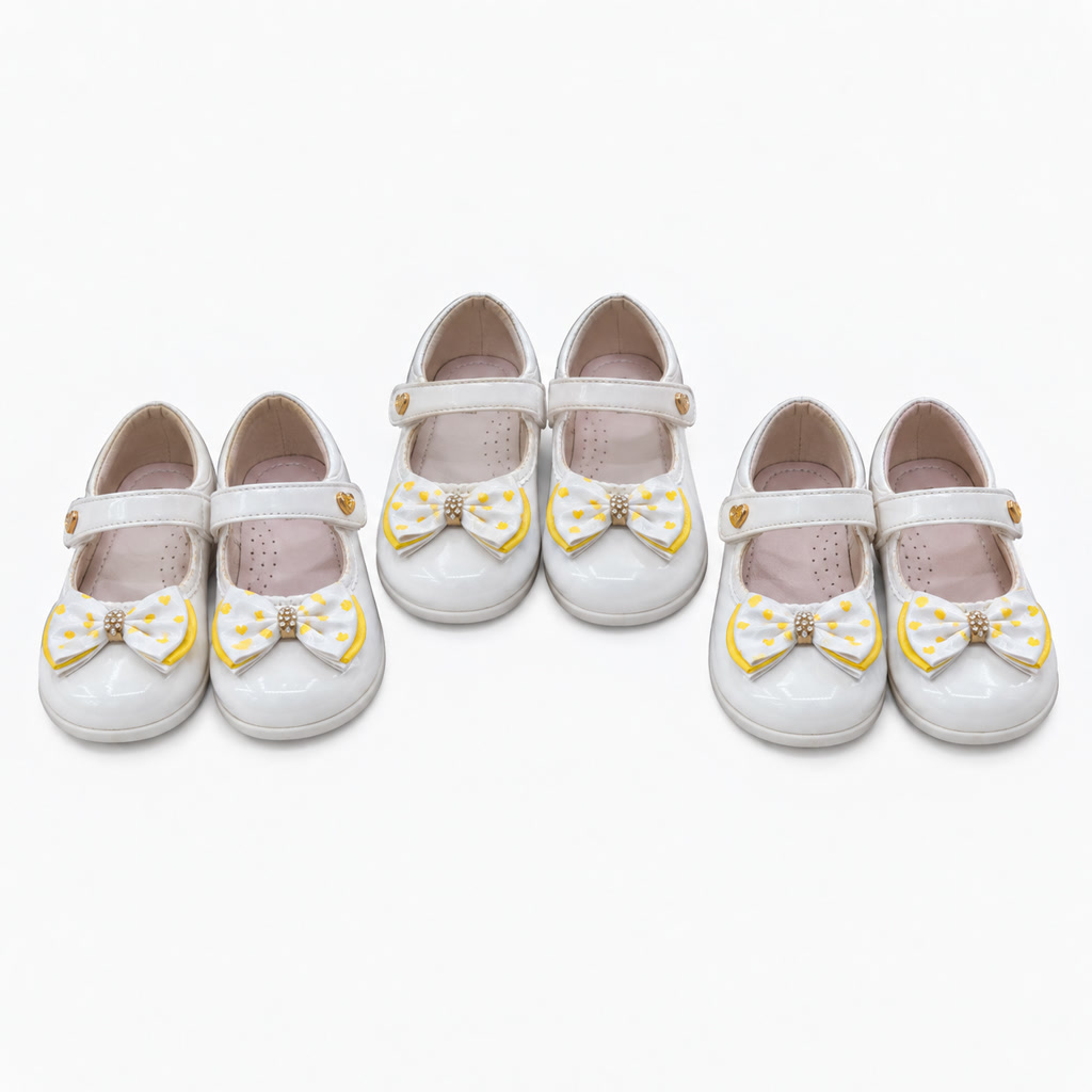 [DLM-5484] Zapato de charol para niña con doble correa cruzada (26-30)