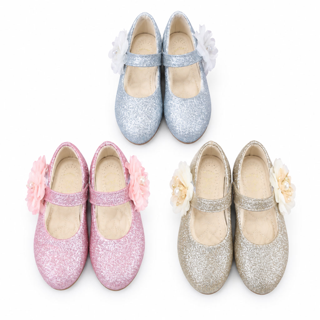 [DLM-2838] Zapato de charol para niña con moño brillante en la punta (16-20)