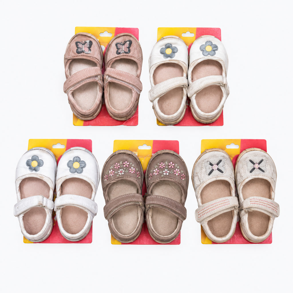 [DLM-4126] Zapato de charol para niña con moño doble sobre correa (26-30)